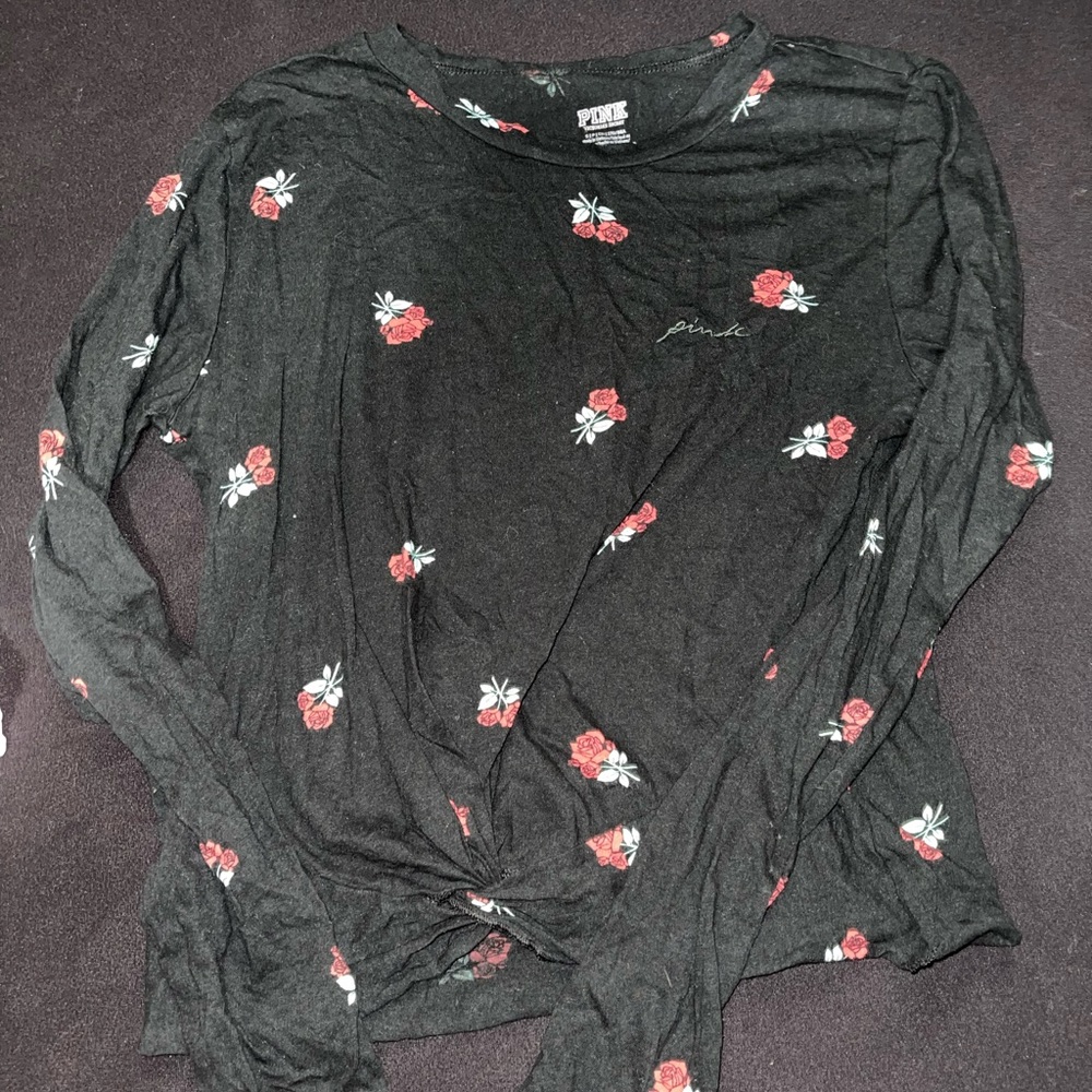 vs pink long sleeve size S
